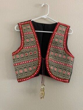 Rajasthani authentic mirror-work vest (coatie).